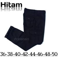 Gambar [ BIG SALE TOP 1 | SIZE 36 - 50 ] CELANA JUMBO PDL/CARGO BIG SIZE - CREAM, 37 dari Dcelanain undefined 4 Tokopedia