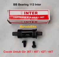 Gambar BB Bearing Bottom Bracket Sepeda 113 Inter Kotak dari MarveloBike undefined 2 Tokopedia