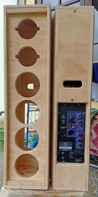 Gambar Box Col44WA - Jual Box Speaker Kolom Aktif 4x 4in + tweeter - - Mentahan dari Sinar ProAudio undefined 2 Tokopedia