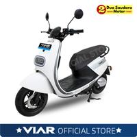 Gambar Sepeda Motor Listrik Murah Viar New Q1 L OTR JABAR Indramayu Cirebon - Putih dari Dua Saudara Motor - Viar undefined 1 Tokopedia