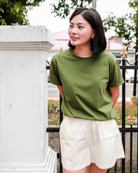 Gambar [ Ixia Apparel ] Alo Tee Top / Kaos Atasan Wanita - Green 0055/1 dari Ixia Apparel undefined 3 Tokopedia