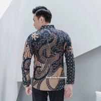 Gambar wardana biru kemeja batik premium lengan panjang katun halus - S dari Batik Pitulas undefined 2 Tokopedia