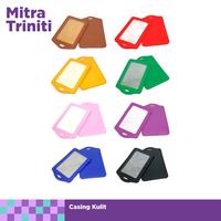 Gambar Nametag tempat kartu etoll kulit - Ungu dari mitra triniti undefined 1 Tokopedia