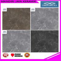 Gambar Granite Infiniti PULPIS Series 60x60 cm Kw1 - BLACK dari Mandiri Jaya Keramik undefined 1 Tokopedia