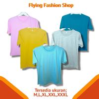 Gambar kaos polos /kaos murah /kaos katun/No Brand - REQ warna lain, L dari flying fashion shop undefined 2 Tokopedia