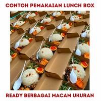 Gambar Sablon Paper Lunch Kotak Makan - 1000pcs (Cetak Logo) - M E, Sablon 1 Warna dari Pusat Packaging Jakarta undefined 3 Tokopedia