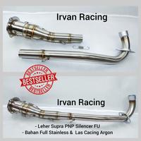 Gambar LEHER KNALPOT SUPRA X 125 PNP SILENCER SATRIA FU CBU OR CKD ORIGINAL dari Irvan Racing undefined 2 Tokopedia