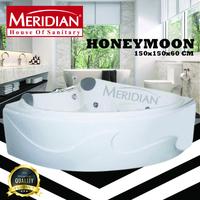 Gambar Bathtub Sudut Akrilik MERIDIAN Honeymoon dari homesweethomeindonesia undefined 2 Tokopedia