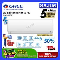 Gambar GREE AC Split Inverter R32 1/2 PK GWC-05F5-S AC 0.5 PK GWC-05F5S - PLUS PASANG - TANPA PASANG dari Sajun Electronic Tangerang undefined 1 Tokopedia