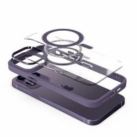 Gambar Case iPhone 14 Pro Max Plus Magsafe Casing Clear Acrylic Deep Purple - Deep Purple, 14 Pro dari Gadgood Store undefined 3 Tokopedia