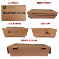 Gambar Sablon Paper Lunch Kotak Makan - 1000pcs (Cetak Logo) - M E, Sablon 1 Warna dari Pusat Packaging Jakarta undefined 1 Tokopedia