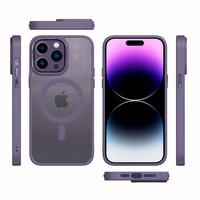 Gambar Case iPhone 14 Pro Max Plus Magsafe Casing Clear Acrylic Deep Purple - Deep Purple, 14 Pro dari Gadgood Store undefined 4 Tokopedia