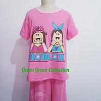 Gambar Piyama Roblox girls pink tua - short, sz 8 - - 7/8thn dari Green Green Collection undefined 4 Tokopedia