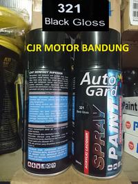 Gambar CAT SEMPROT Warna Hitam Black GLOSSY 321 AUTO GARD 300mL Cat Acrylic dari CJR MOTOR BANDUNG undefined 1 Tokopedia