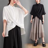 Gambar Atasan Wanita Blouse Arwana Blouse Mat Crinkle Airflow Fashion Wanita - White, All Size dari CV.Pusat_Baju_Murah.id undefined 1 Tokopedia