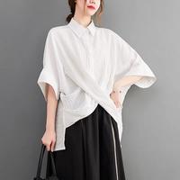 Gambar Atasan Wanita Blouse Arwana Blouse Mat Crinkle Airflow Fashion Wanita - White, All Size dari CV.Pusat_Baju_Murah.id undefined 4 Tokopedia