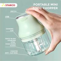 Gambar STARCO MINI CHOPPER USB CHARGE FCM04 PORTABLE PENGGILING MAKANAN dari Regina Jimmy Online Electronic undefined 4 Tokopedia