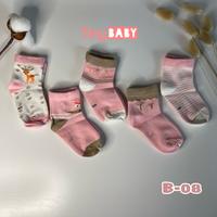 Gambar Kaos Kaki Bayi Laki/Perempuan Umur 0-1 Tahun Newborn 5 Pasang - B06 dari Tiny Baby Shop undefined 4 Tokopedia