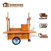 Gambar Gerobak pecel lele / gerobak pecel lele lamongan - Kayu Jati dari UD.Gerobak Barokah undefined 3 Tokopedia