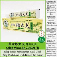 Gambar SALEP KULIT MIAO JIA ZU DAI FU [苗家祖大夫抑菌乳膏] 15 gr u.Gatal-Jamur-Bakteri dari Toko Obat Jian An Tang undefined 1 Tokopedia