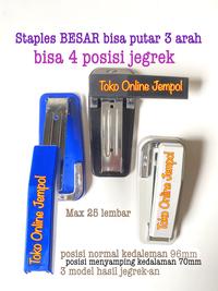 Gambar Staples BESAR Putar 3 Arah Rotating Stapler 25 lembar 0414 ATK1449DL - isi merek DELI dari Faber and Greebel undefined 2 Tokopedia