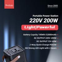 Gambar Yoobao EN200W Power Station 52800mAh PD65W Power Bank Outdoor dari DOSS Camera & Gadget undefined 2 Tokopedia