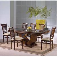 Gambar meja makan set kayu jati minimalis kursi 6 dining table laris dari Furniture kayoe23 undefined 1 Tokopedia