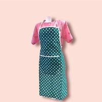 Gambar celemek apron masak celemek masak dapur celemek kain motif polkadot - navy dari YS PARTNERSHIP undefined 5 Tokopedia