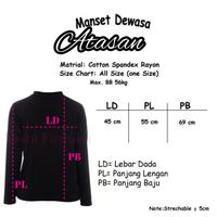 Gambar manset badan wanita muslim / manset wanita - Putih, All Size dari Makarimolshop_NEW undefined 4 Tokopedia