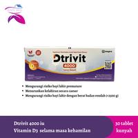 Gambar Dtrivit 4000 IU Box 30 Tablet Vitamin D Masa Kehamilan Cegah Kelahiran Premature dari Demir Official Store undefined 1 Tokopedia