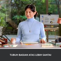 Gambar Mouse Ergonomic Vertical Wireless Bluetooth Logitech LIFT Silent dari Risc Computer undefined 4 Tokopedia