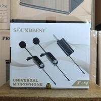 Gambar Mic Wireless Soundbest T2 2 Mic Clip On Baterai Charger Original dari sinar mulia19 undefined 3 Tokopedia