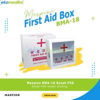 Gambar Maspion Kotak P3K BMA-18 - Kotak P3K Dinding - Tempat Obat / Perkap P3K dari Eko Medika undefined 1 Tokopedia