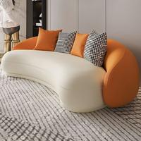 Gambar sofa lengkung modern. dari CV. MEGA FURNINDO undefined 1 Tokopedia
