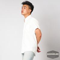 Gambar Kemeja Pria Polos Lengan Pendek Putih White OXFORD ada BIG SIZE JUMBO - Putih, M dari Oureino Official undefined 2 Tokopedia