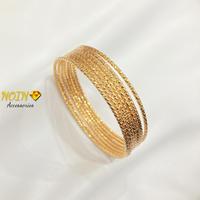 Gambar Gelang Keroncong Wanita Set Isi 7 Lapis Emas Aksesoris Perhiasan - 58 MM dari Noin Accessories Offcial Store undefined 3 Tokopedia