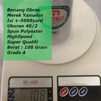 Gambar Benang Obras Benang Jahit Yamalon Isi 5000 yard ukuran 40/2 - 838 HijauSemen dari ZHUMAR JAYA INTERLINING undefined 2 Tokopedia