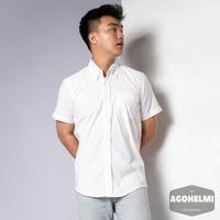 Gambar Kemeja Pria Polos Lengan Pendek Putih White OXFORD ada BIG SIZE JUMBO - Putih, M dari Oureino Official undefined 5 Tokopedia