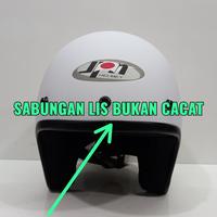 Gambar HELM BOGO JPN PUTIH DOF SET KACA CEMBUNG/KACA DATAR - HELM'NYA  AJA, M dari Defansa Helm undefined 2 Tokopedia