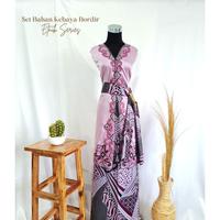 Gambar Pusat Bordir Tasikmalaya - Handmade Set Kebaya Bordir Modern Etnik - Merah, SELENDANG dari Pusat Bordir Tasikmalaya undefined 3 Tokopedia