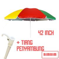 Gambar Payung Jualan,Pantai UK 220cm Tinggi 2 Meter UV Tidak Tembus Panas dari Toko Musa Alamudi undefined 5 Tokopedia