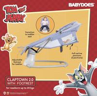 Gambar Bouncer Swing Babydoes Claptown Footrest / Ayunan Bayi Elektrik dari ModernMoms undefined 3 Tokopedia