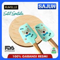 Gambar RAVELLE Sutil Set of 2 Peralatan Masak Sutil Spatula 6 Motif Menarik - FLORALPINK dari Sajun Electronic Tangerang undefined 1 Tokopedia