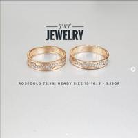 Gambar CINCIN EMAS HALA GOLD ALUN COLLECTIONS PLAT LISTRING OMBAK MDL BERLIAN dari JWT jewellery undefined 1 Tokopedia