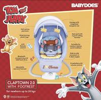 Gambar Bouncer Swing Babydoes Claptown Footrest / Ayunan Bayi Elektrik dari ModernMoms undefined 4 Tokopedia
