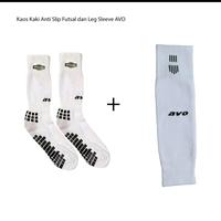 Gambar PAKET KAOS KAKI FUTSAL ANTISLIP & SAMBUNGAN KAOS KAKI AVO ORIGINAL - Hitam dari one sport & fashion undefined 1 Tokopedia