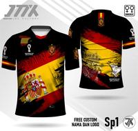 Gambar jersey spanyol piala dunia qatar 2022 kaos spain lengan pendek - Hitam, S dari jmxfactory undefined 3 Tokopedia