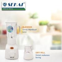 Gambar SEKAI Blender Kaca 1 Liter 2 In 1 GB 751 GL - Kaca dari Fortuna Home Elektronik undefined 4 Tokopedia