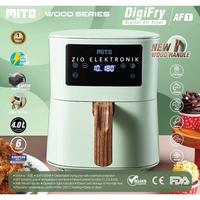 Gambar MITO DIGITAL AIR FRYER AF1 KAPASITAS 4L / AIRFRYER DIGITAL WOOD SERIES - YES BUBBLE WRAP dari Zio Elektronik undefined 3 Tokopedia
