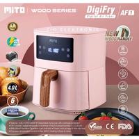 Gambar MITO DIGITAL AIR FRYER AF1 KAPASITAS 4L / AIRFRYER DIGITAL WOOD SERIES - YES BUBBLE WRAP dari Zio Elektronik undefined 2 Tokopedia